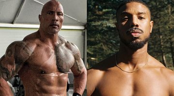 Dwayne "The Rock" Johnson e Michael B. Jordan: os dois últimos homens mais sexy do mundo segundo a People - Foto: Reprodução / Instagram@therock e @michaelbjordan