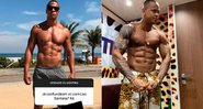 Thiago Oliveira diz que é confundido com Léo Santana - Foto: Reprodução/ Instagram@thioliveiras e Instagram@leosantana