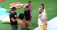 Tiago Abravanel aconselha Natália a não ter medo de falar - Foto: Reprodução / Globo