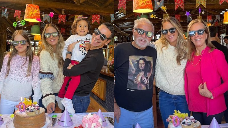 Ticiane Pinheiro comemorou seus 46 anos de idade ao lado da família e amigos - Foto: Reprodução / Instagram