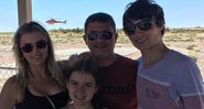 Tom Veiga, sua ex-mulher e os filhos - Reprodução/Instagram