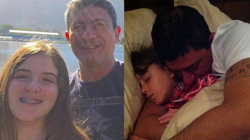 Tom Veiga e a filha, Alissa, que completou 15 anos no dia em que ele morreu - Reprodução/Instagram