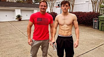 Tom Holland e Duffy Gaver, o personal trainer - Reprodução/Instagram@tomholland2013