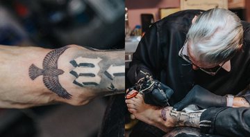 Travis Barker faz tatuagem em homenagem a Taylor Hawkins - Foto: Reprodução / Instagram
