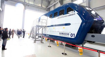 Trem alcança uma velocidade impressionante na Coréia do Sul - Korean Railroad Research Institute
