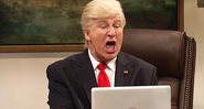 O ator Alec Daldwin interpretou Trump em algumas esquetes - Foto: Reprodução / NBC