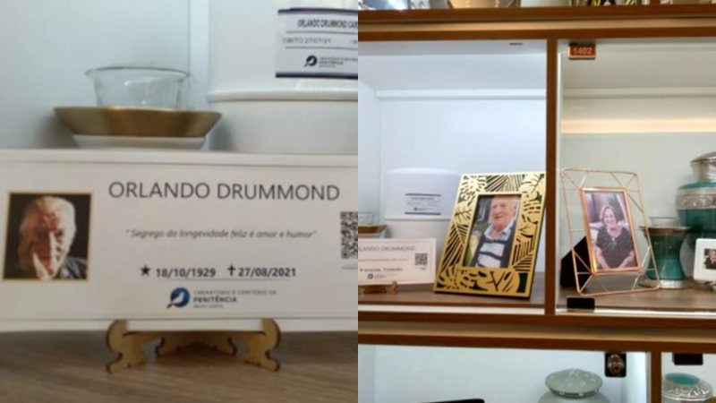 Una com cinzas do ator Orlando Drummond está em cemitério no Rio de janeiro - Foto: Reprodução / Divulgação