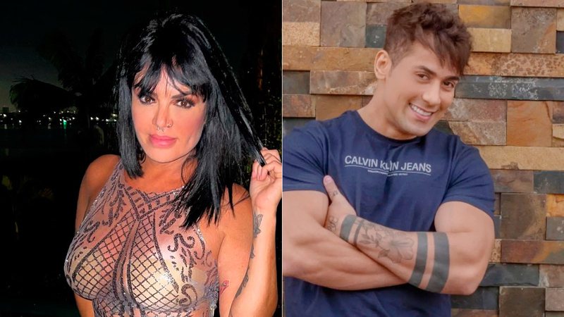 Valentina e Tiago tiveram um affair antes do reality A Fazenda 2021 - Foto: Reprodução/ Instagram@valentinafrancavilla e @tiago.hugoetiago