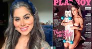 Vanessa Mesquita foi capa da Playboy em julho de 2014 - Foto: Reprodução/ Instagram@vanmesquita e Divulgação