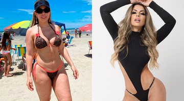 Vanessa Perez antes e depois de eliminar 26 quilos - Foto: Adilson Marques/ Edu Graboski/ Divulgação