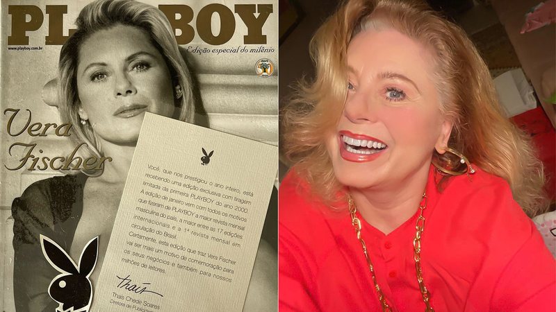 Vera Fischer posou para a Playboy em 1982 e 2000 - Foto: Reprodução/ Instagram@verafischeroficial