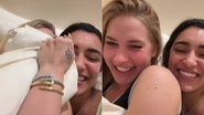 Virginia Fonseca dormiu com a amiga, Duda Freire, em Paris