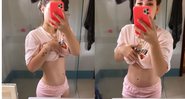 Virgínia comentou que mesmo após perder um quilo, sua cintura aumentou - Reprodução/Instagram