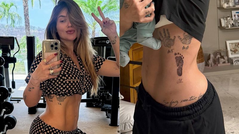 Virgínia Fonseca fez tatuagens para o filho caçula e mostrou o resultado - Foto: Reprodução/ @virginia