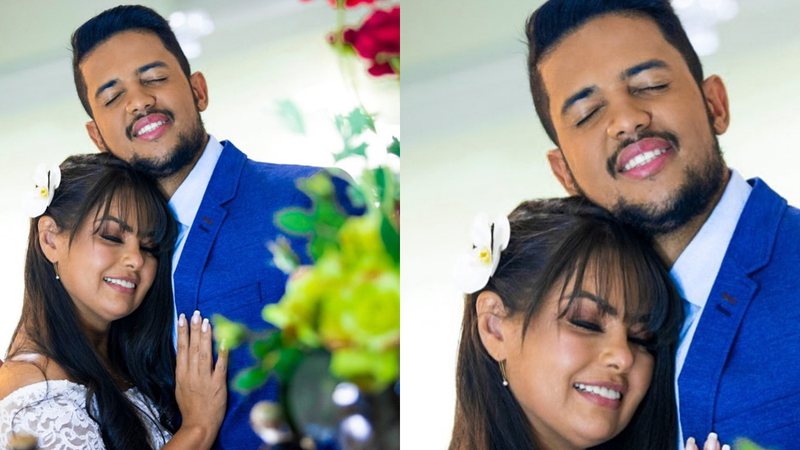 Clevinho Santos, viúvo de Paulinha Abelha, compartilhou imagem do casamento com a cantora - Foto: Reprodução / Instagram