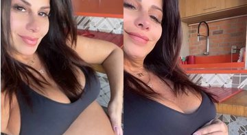 Viviane Araújo revela sentir "contrações de treinamento" em seu sétimo mês de gestação - Foto: Reprodução / Instagram