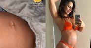 Viviane Araújo compartilha vídeo de bebê mexendo em sua barriga - Foto: Reprodução / Instagram