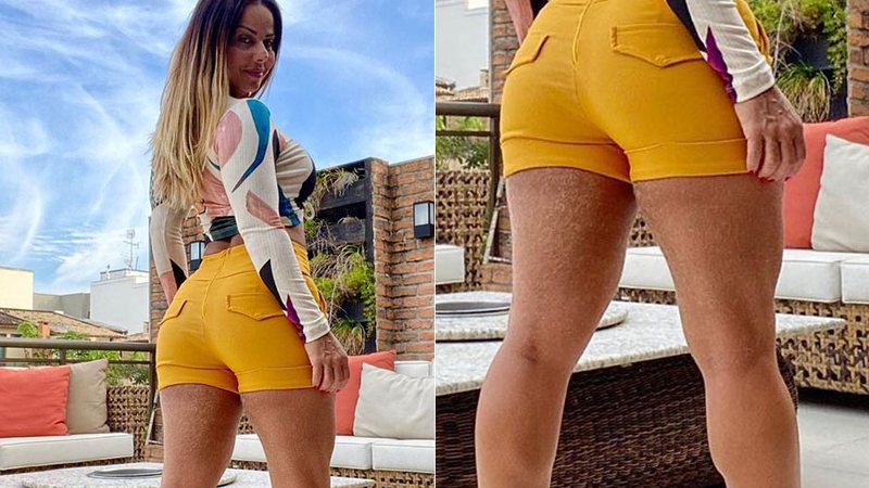 Viviane Araújo chamou a atenção ao exibir pernas cheias de pelos - Foto: Reprodução/ Instagram