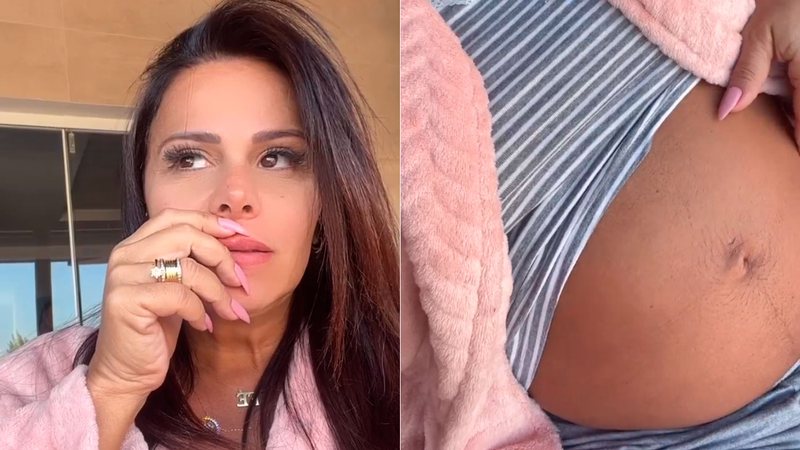Viviane Araújo mostrou barrigão de grávida e se emocionou - Foto: Reprodução/ Instagram@araujovivianne