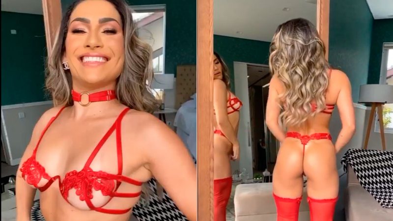 Vivi Lima exibiu frente e verso de lingerie e recebeu elogios na web - Foto: Reprodução/ Instagram@vivilimareal