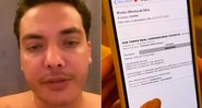 Wesley Safadão mostrou exame para provar que não mentiu sobre novo coronavírus - Foto: Reprodução/ Instagram