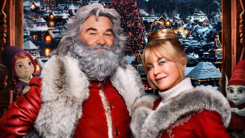 Reprodução/Netflix - Kurt Russell e Goldie Hawn em foto promocional de "Crônicas de Natal: Parte Dois", da Netflix