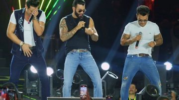 Gusttavo Lima surpreende e chama 'Os Caras do Arrocha' em show em Goiânia - Reprodução Instagram