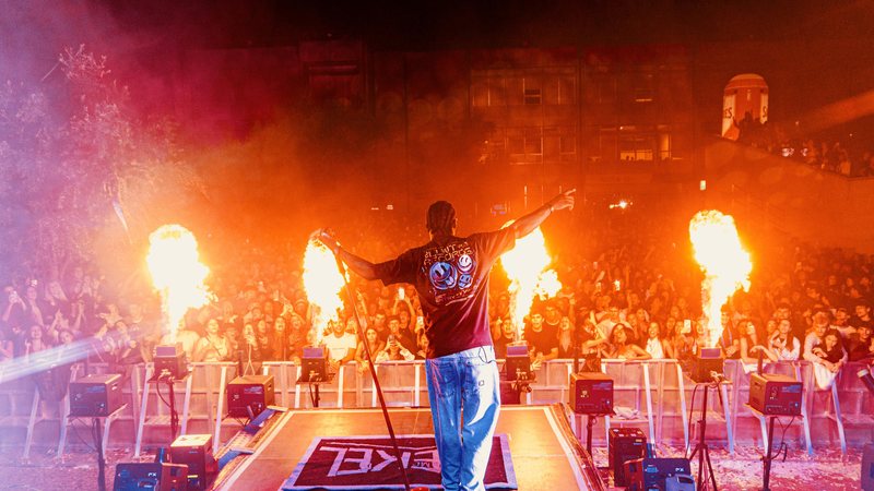 MC Kekel leva o funk paulista a Lisboa em show no Festival do Caloiro ISCTE - Reprodução Instagram