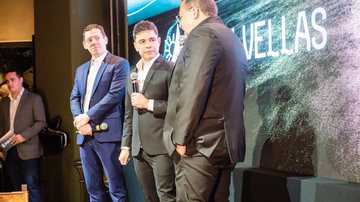 Zezé Di Camargo, João Gondim, Jefferson Oliveira e Gran Vellas reúnem empresários e imprensa em jantar estratégico em São Paulo - Divulgação