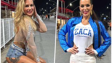 Quando a avenida ferve: Carla Prata e Isis Camargo provam que o samba não sente frio - Renato Cipriano / Zuleika Ferreira - Divulgação