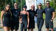 Cantor esteve com a família para conhecer o circuito da Corrida 100% Você - Foto: Divulgação
