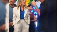 Eduardo Paes e Antonia Fontenelle defenderam união política durante convenção do PSDB em São João de Meriti. - Reprodução Instagram