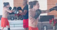 Whindersson aparece treinando boxe - Foto: Reprodução / Instagram @marialdgg