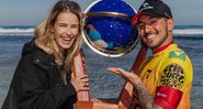 Yasmin celebrou um ano de relacionamento com o surfista em março deste ano - Reprodução/Instagram