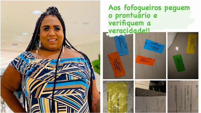 Perfil de Ygona Moura publica prontuários médicos para combater informação de que ela estaria fingindo estar doente - Foto: Reprodução / Instagram@ygona.moura