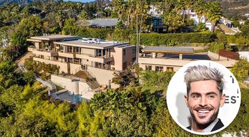Zac Efron e sua mansão em Los Angeles - Reprodução/Instagram