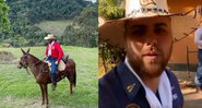 Sertanejo está fazendo trajeto até Aparecida do Norte para pagar promessa - Reprodução / Instagram @zenetotoscanooficial