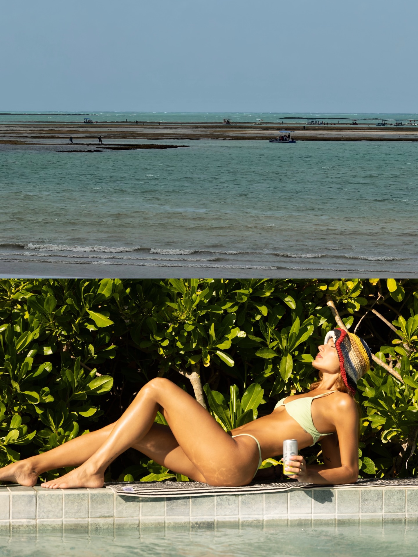 Sasha Meneghel e Bruna Marquezine postaram fotos de biquíni em mansão - Foto: Reprodução/ Instagram@sashameneghel