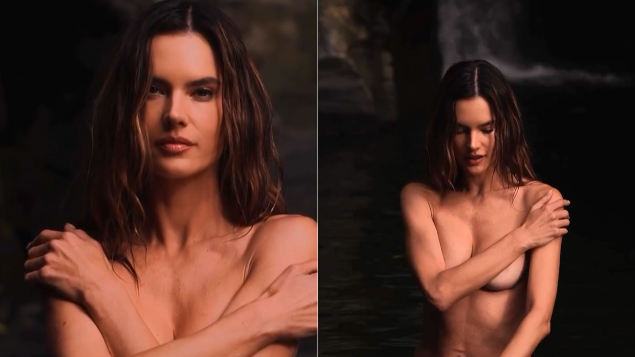 Cenapop · Alessandra Ambrosio posa nua em cachoeira e recebe elogios:  “Espetáculo”