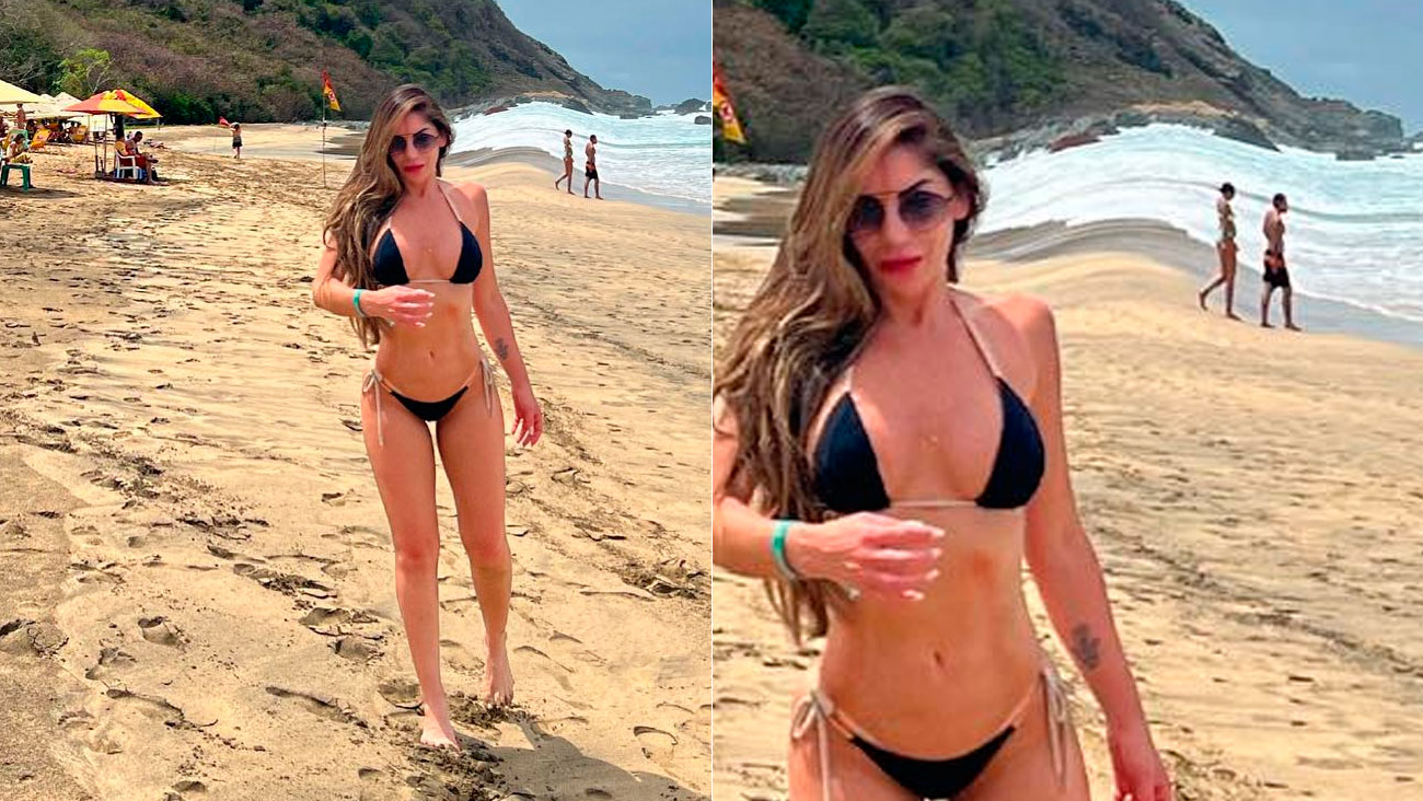 Cenapop · Ex-BBB Anamara posta foto de biquíni e fãs apontam Photoshop: “É  um tsunami?”