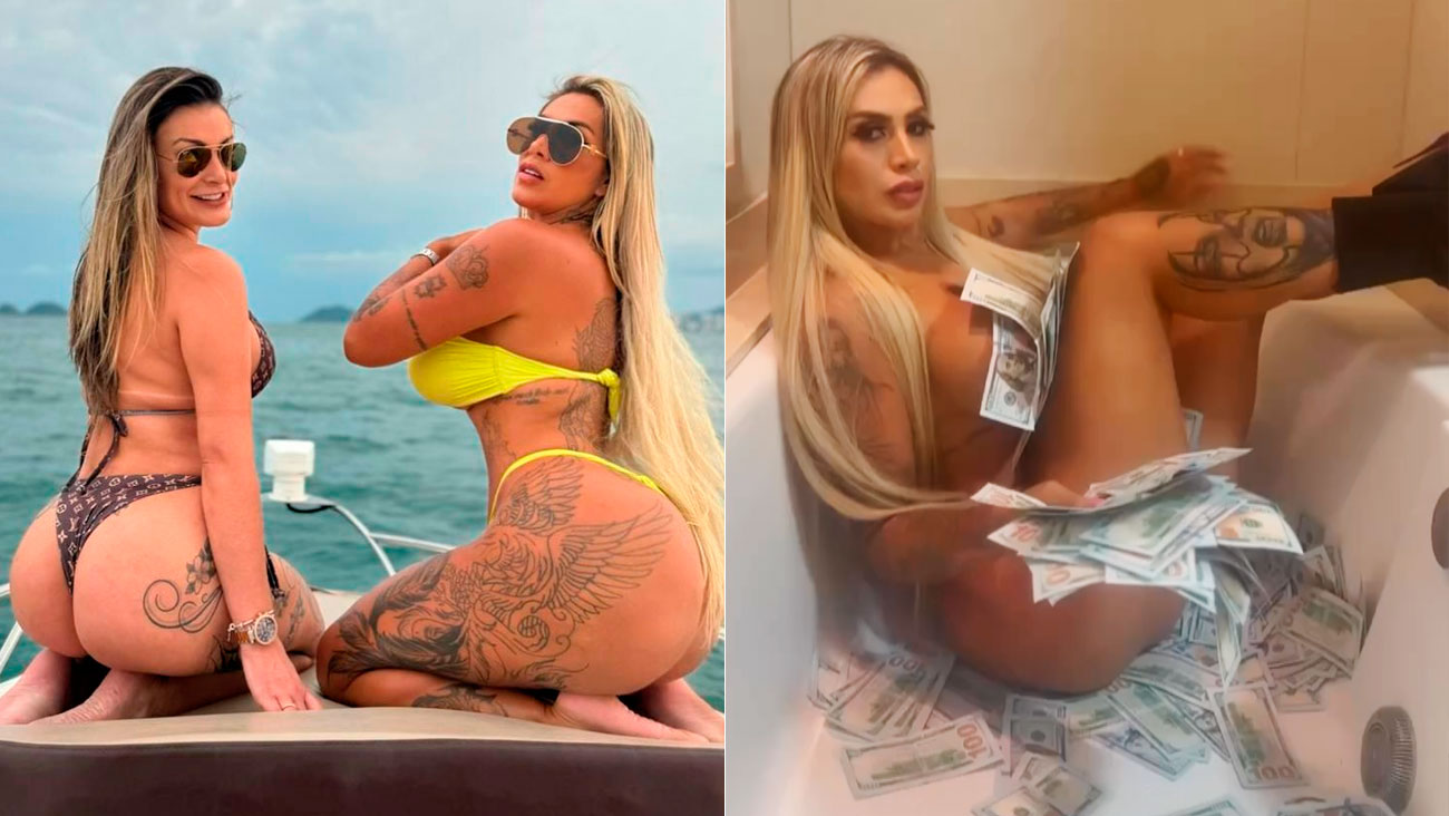 Cenapop · Affair de Andressa Urach é criticada ao posar em banheira com  dinheiro: “Sempre pelada?”