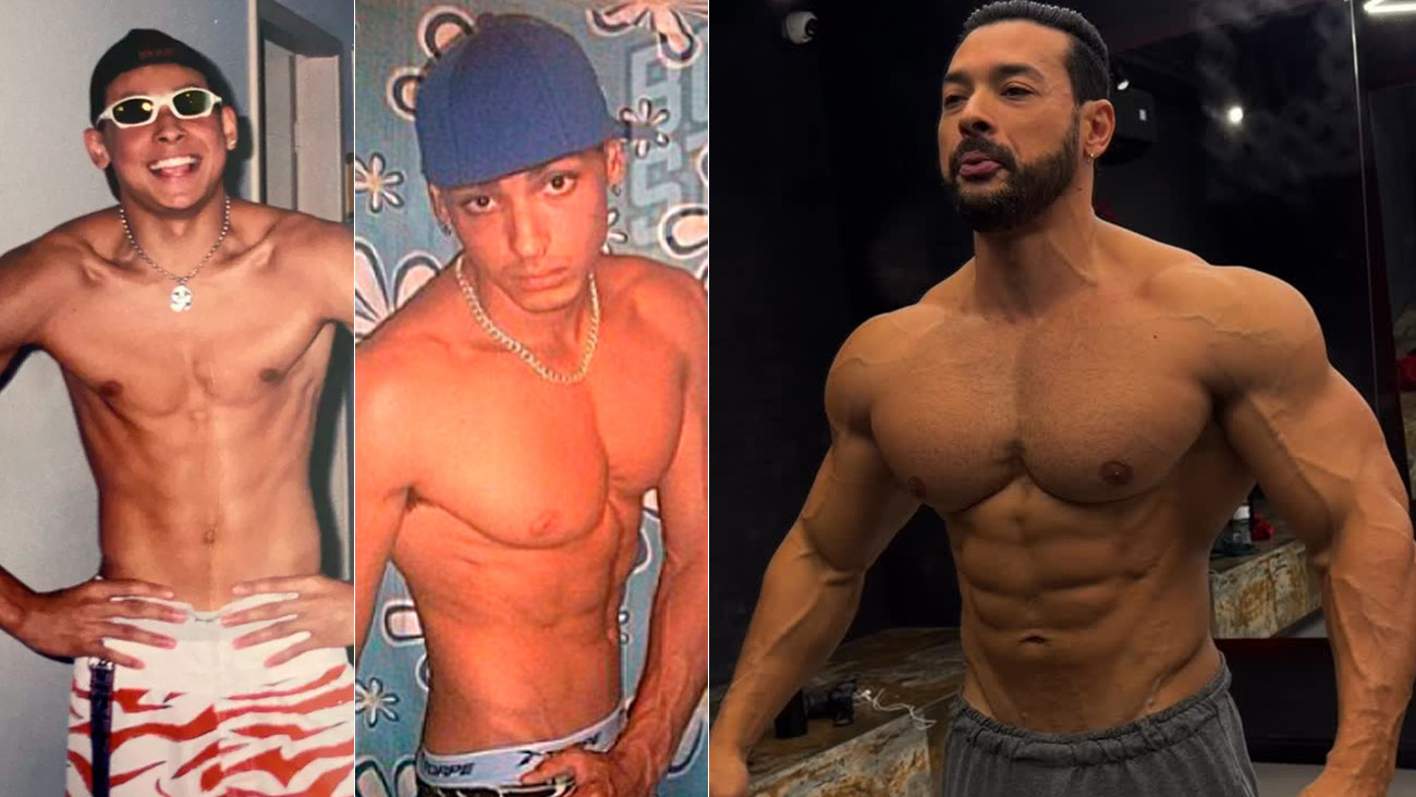 Felipe Franco antes e depois - Foto: Reprodução/ Instagram@fefrancooficial