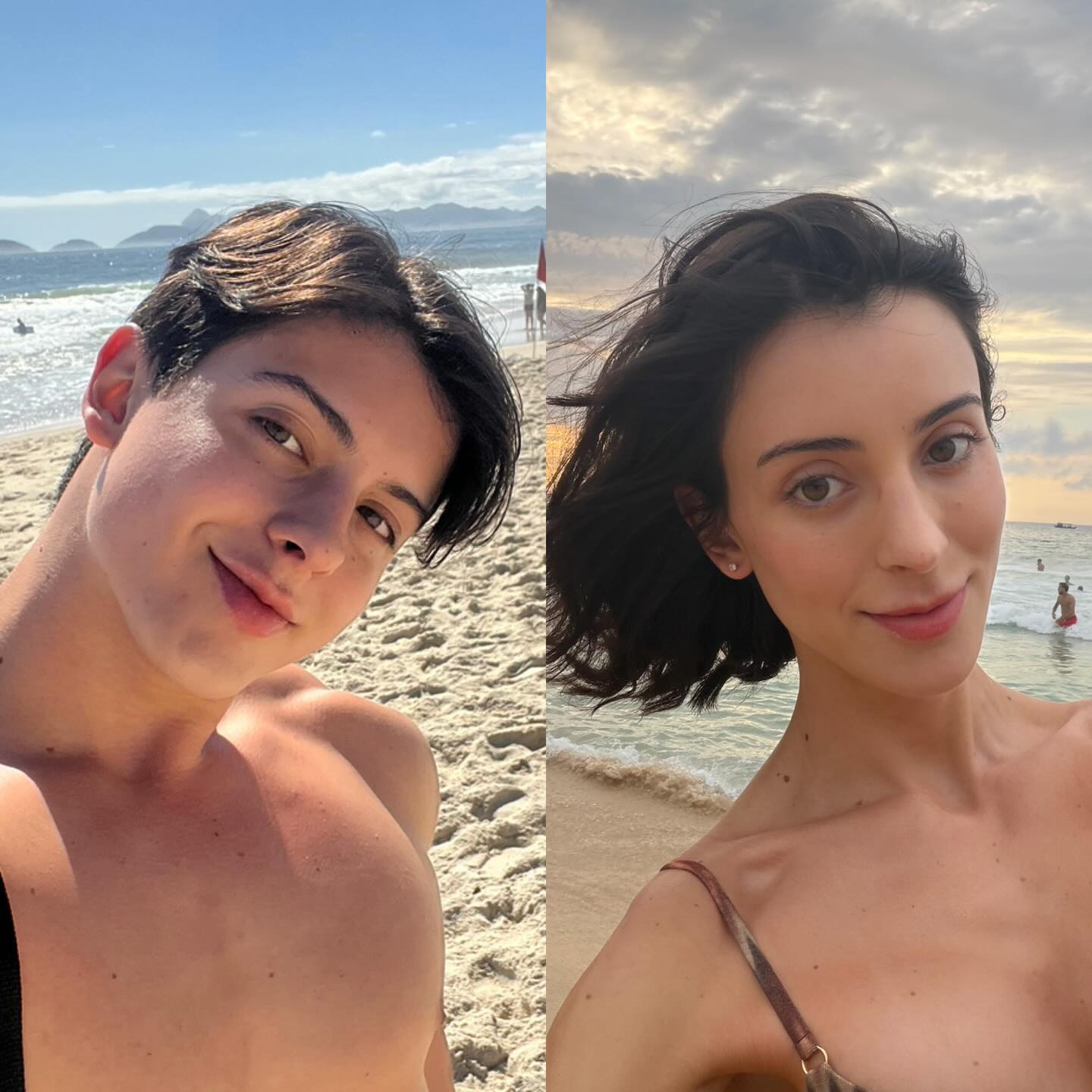 Bella Longuinho mostrou antes e depois de sua transição de gênero - Foto: Reprodução/ Instagram@bella_longuinho