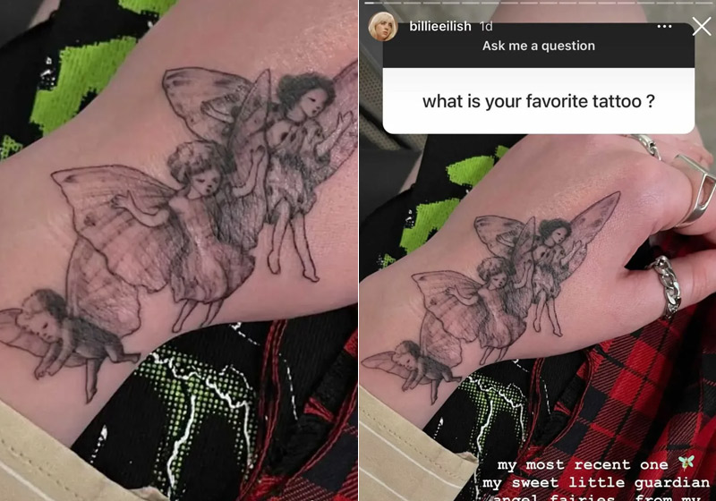Billie Eilish tatuagens
