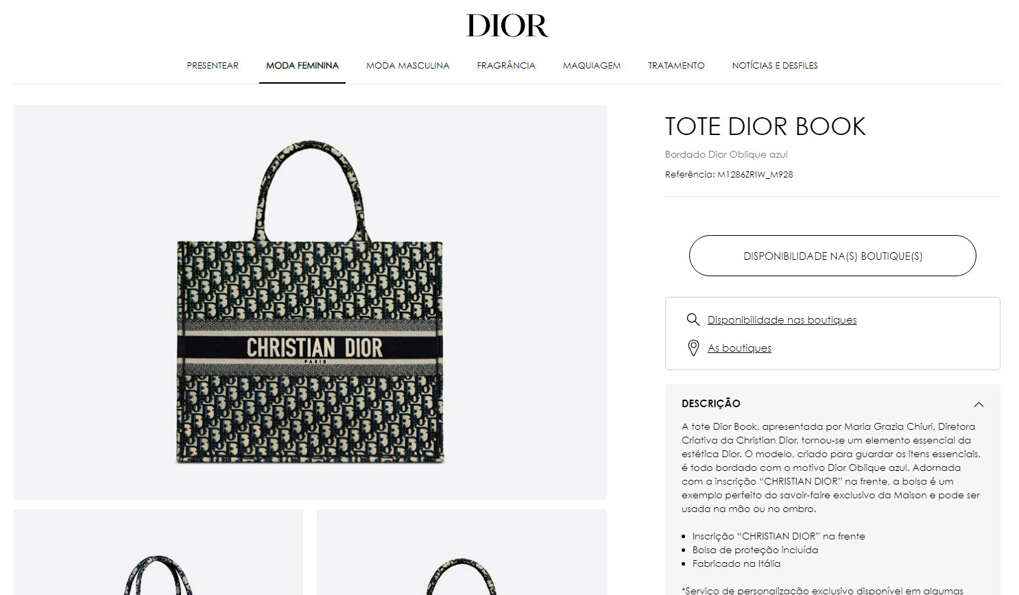 Bolsa Book Tote da Dior é queridinha das famosas