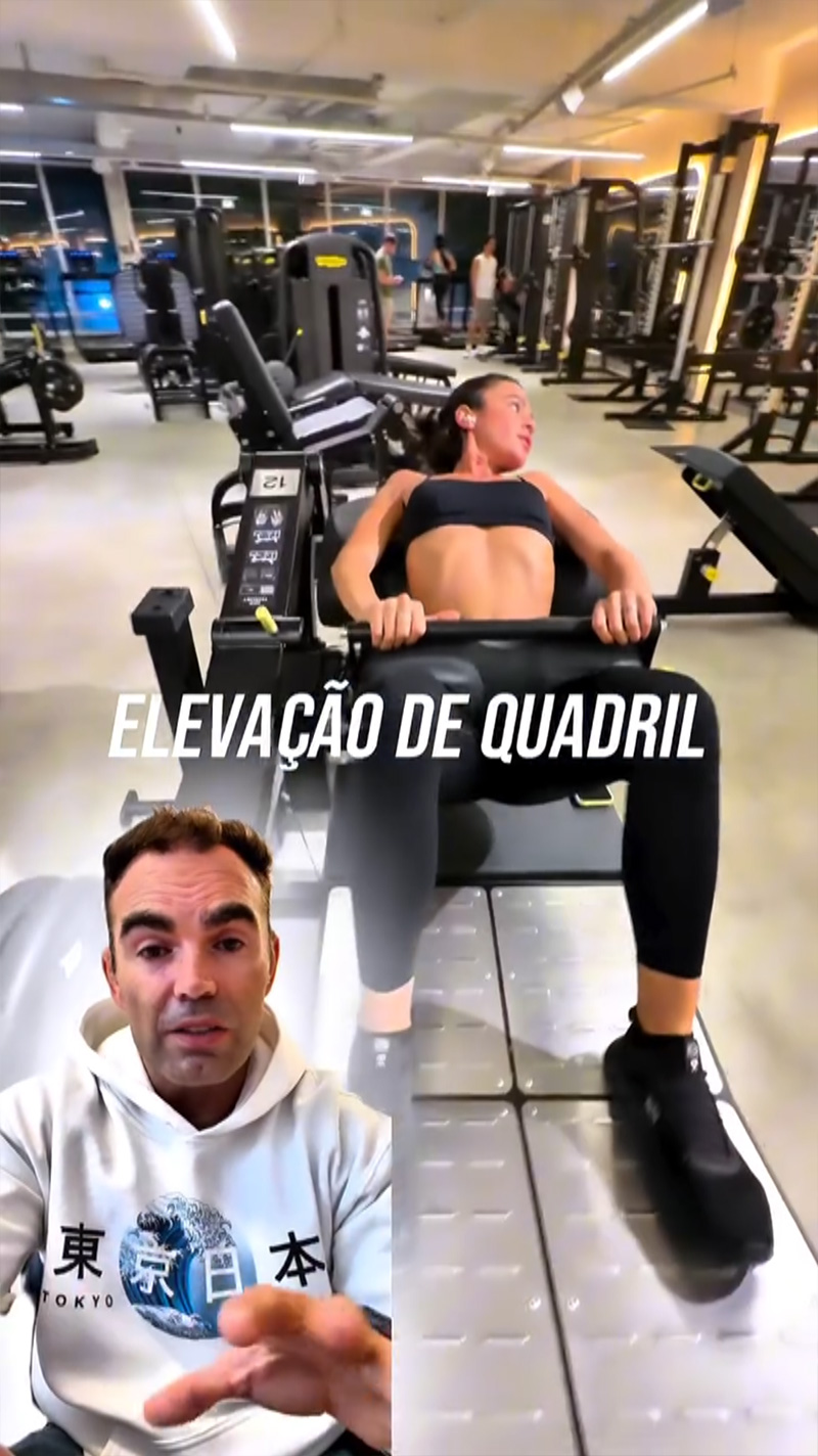 Chico Salgado esmiuçou treino de glúteos de Bruna Marquezine - Foto: Reprodução/ Instagram@chico_salgado