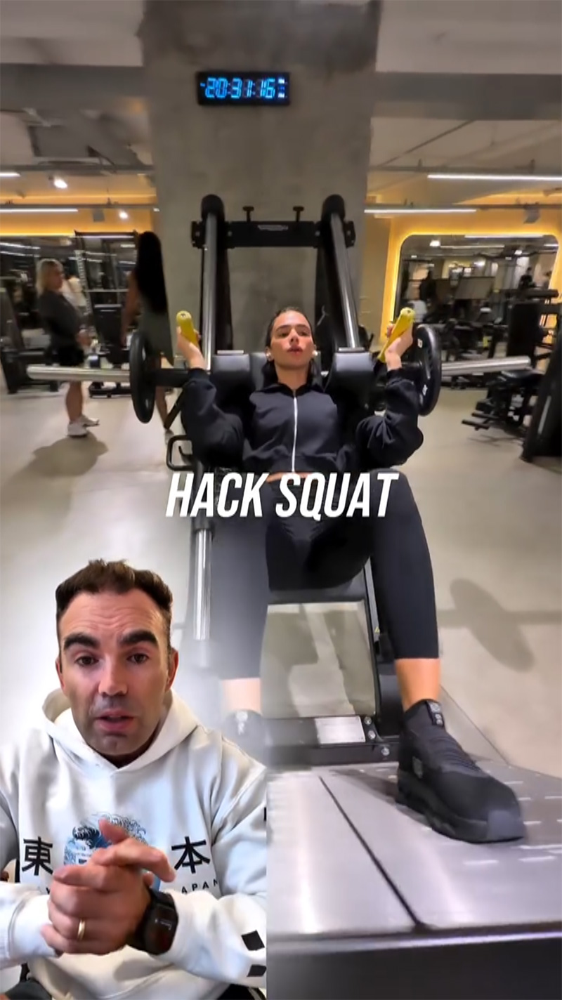Chico Salgado esmiuçou treino de glúteos de Bruna Marquezine - Foto: Reprodução/ Instagram@chico_salgado