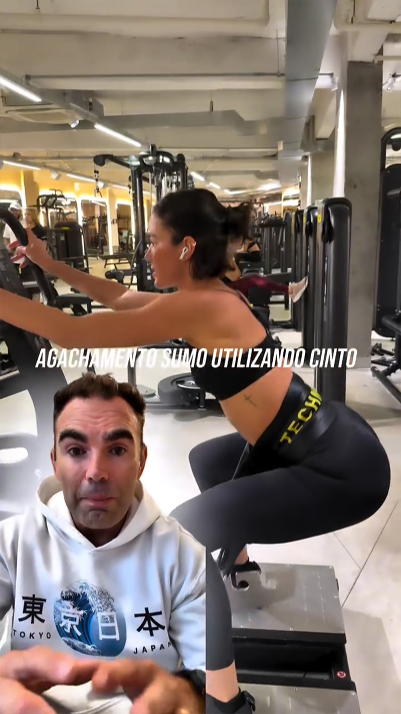 Chico Salgado esmiuçou treino de glúteos de Bruna Marquezine - Foto: Reprodução/ Instagram@chico_salgado