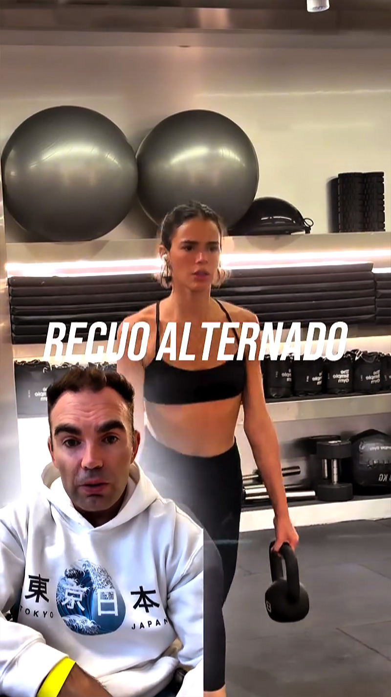 Chico Salgado esmiuçou treino de glúteos de Bruna Marquezine - Foto: Reprodução/ Instagram@chico_salgado