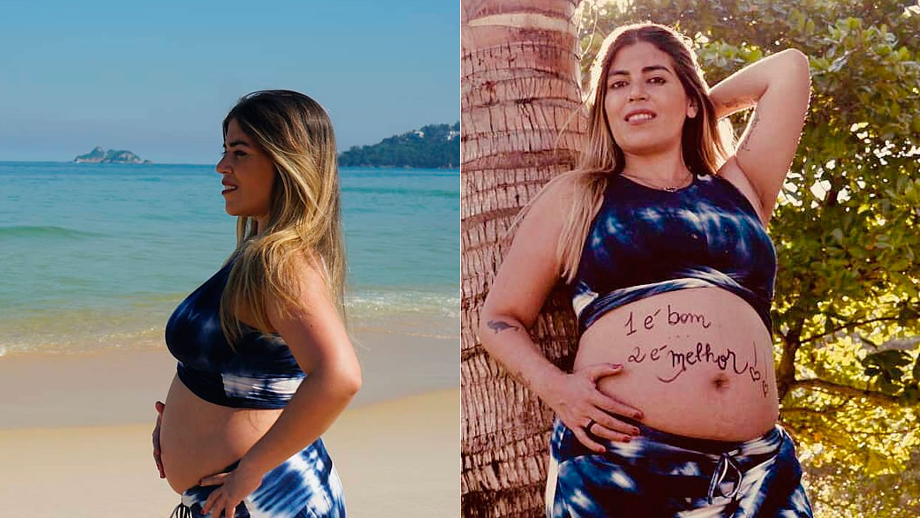 Cenapop · Bruna Surfistinha exibe barrigão de grávida e festeja: “Recomeço  da forma mais bonita”